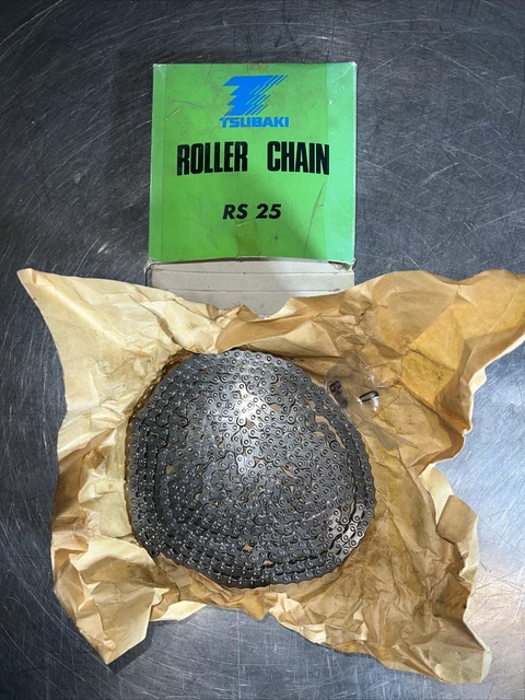 Nos Surplus TSUBAKI Roller Chain RS25 10' 480 Links