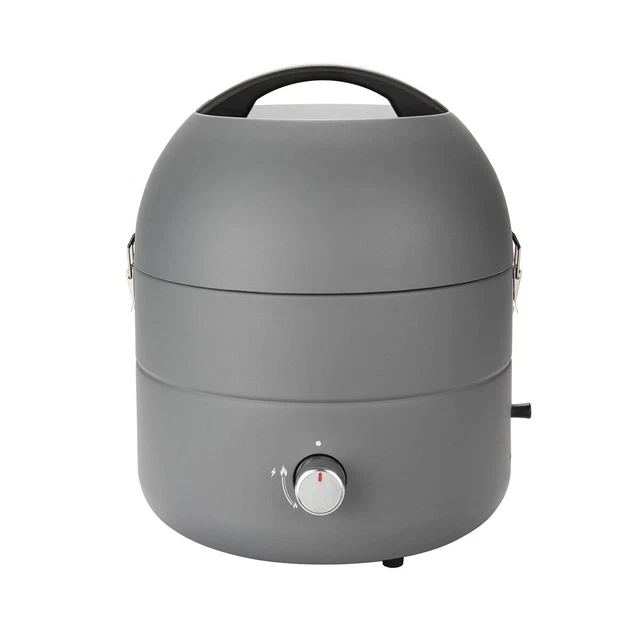 TAINO Grill-to-Go BBQ Griller Festival portabler Gas-Grill Camping-Grill Grau