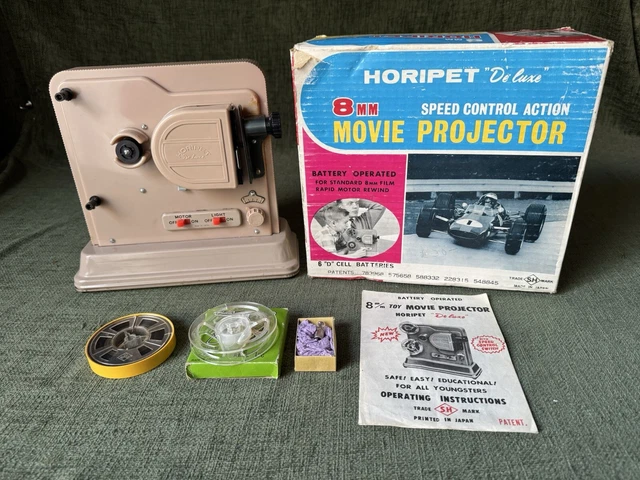 VINTAGE 1960S HORIPET De Luxe 8 Mm Movie Projector Battery