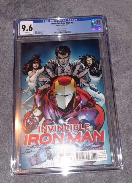 Marvel Invincible Iron Man #6 CGC 9.6 White Pages