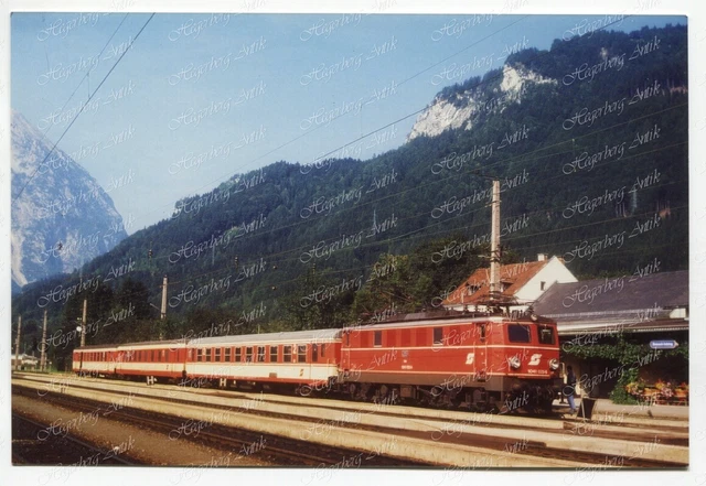 PE Foto Eisenbahn ÖBB BBÖ E-Lok Elektrolok 1041.025 Stainach-Irdning 1989 (A800)
