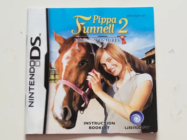 Nintendo ds Pippa Funnell 2 booklet instructions manual ( ONLY )