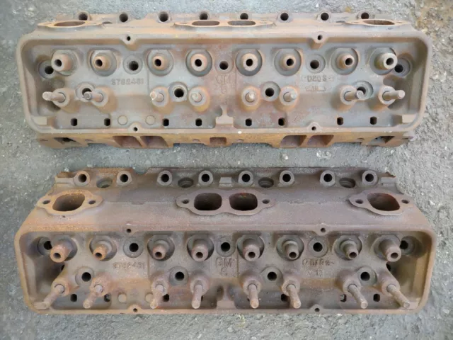 1963 Chevrolet Chevy Corvette 327 Heads 3782461 461 3782461X 461X D-19-3 D-20-3