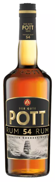 (20,51€/l) Pott Rum 54% 0,7l Flasche