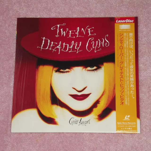 CYNDI LAUPER 12 Twelve Deadly Cyns - RARE 1995 JAPAN LASERDISC + OBI (ESLU 133)