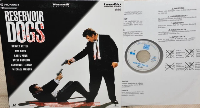 Reservoir Dogs /Q.tarantino 1991*Pioneer Ws Dolby Surround*Pal Laserdisc As New