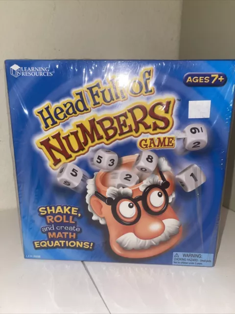 New/Sealed "Head Full Of Numbers" Learning Game by Learning Resources