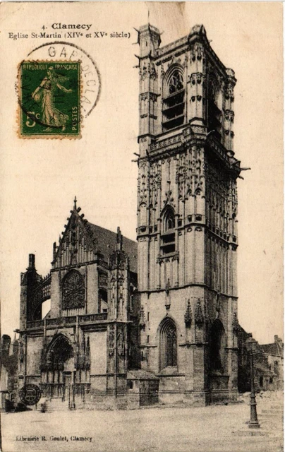 CPA AK CLAMECY - Église St-MARTIN (XIV et XV siecle) (456386)