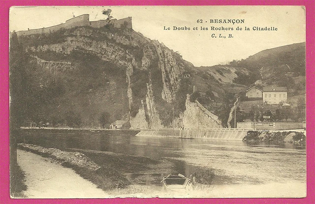 CPA-25- Besancon - The Doubs And All Rocks Of La Citadel