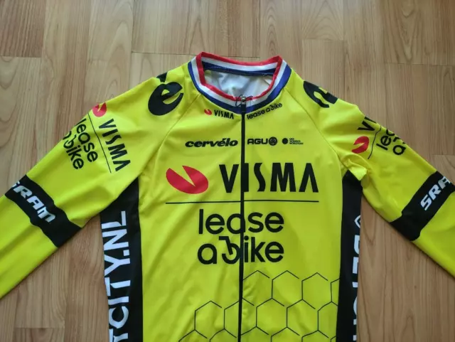 ¡Jersey de ciclismo Riejanne Markus Visma Lease a Bike 2024 LS Full Zip... 2