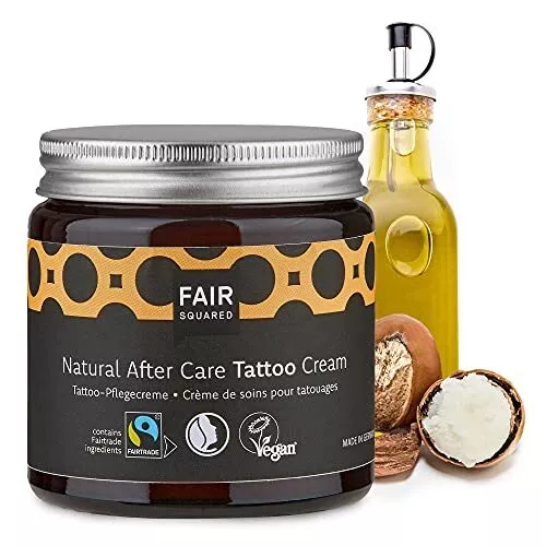 Fair Squared Vegan Natural After Care Tattoo Cream 100 ml - Natural Cosmetics...
