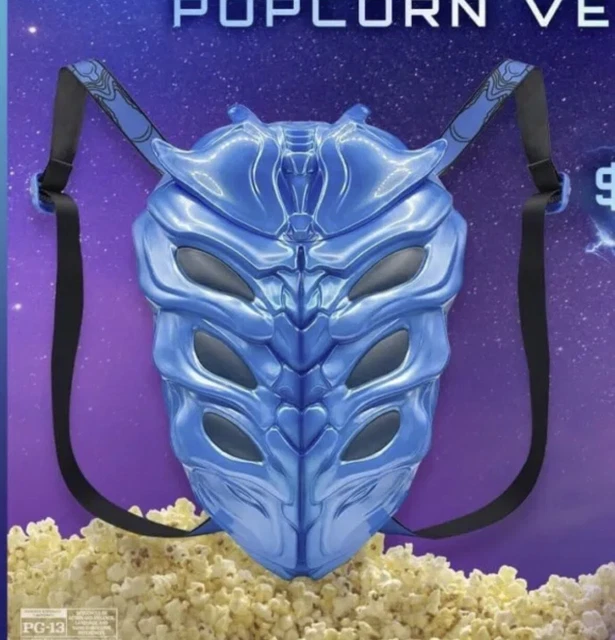 AMC BLUE BEETLE Popcorn Bucket Backpack Vessel New Sealed Unopened