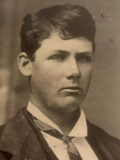 Tintype Photo of Man with Tie Circa 1860’s