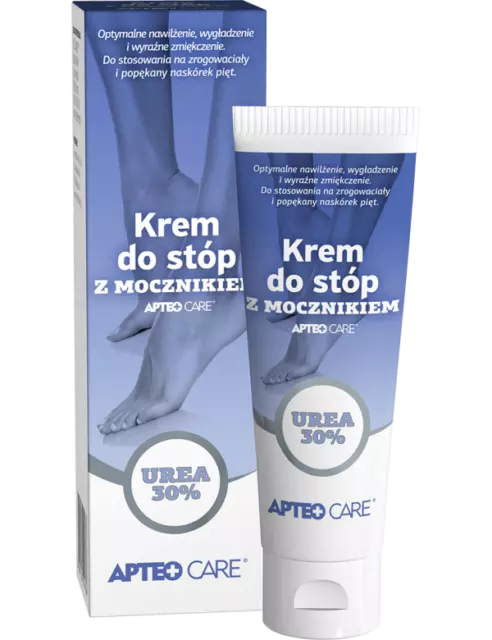 ApteoCare foot cream with urea 30% 75ml krem do stop z mocznikiem