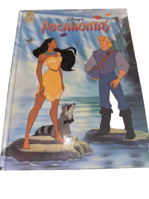 Libro de cuentos de Disney Pocahontas 1995 de colección libro de tapa dura serie clásicos