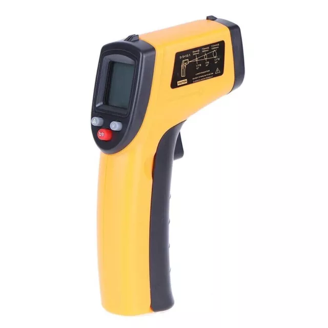 Infrarot Thermometer Temperaturmessgerät IR Pyrometer Laser Digital Thermometer