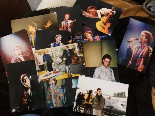 CLIFF RICHARD Small lot of Photos Finland Airport / Wellington / Christchurch 89