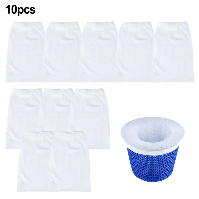 10Pcs Pool Skimmer Socks Filter Replacement Savers for Basket Swimming Pool