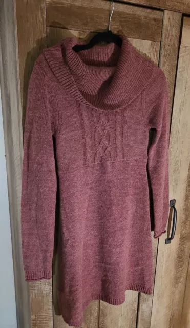 Cowl Neck Sweater Dress 2