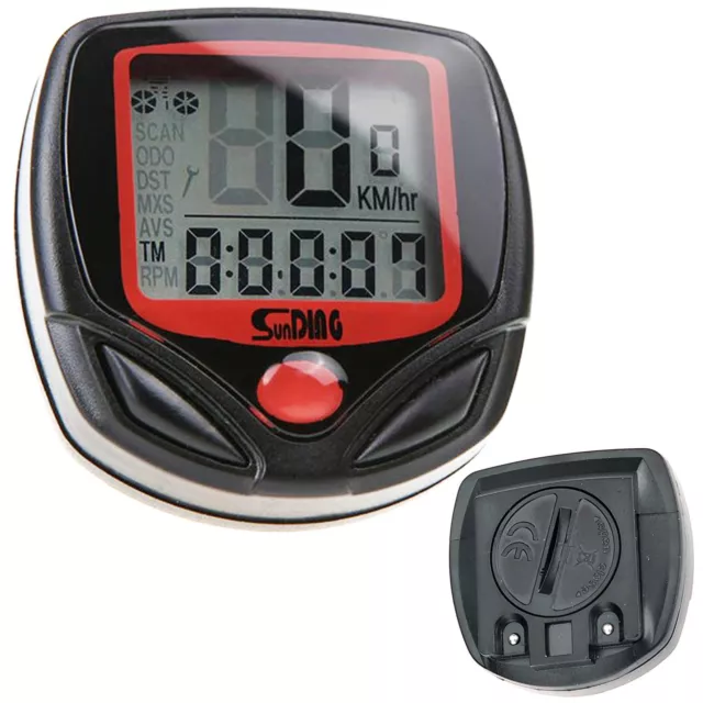 Velocímetro Cuentakilómetros Lcd Kilometros Kilometraje Bicicleta Speedometer 3