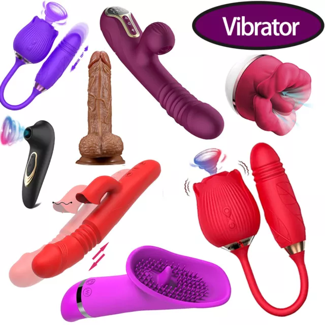 Woman Heating Sucking Licking Massager Toy Female Telescopic Toys Adult Gift