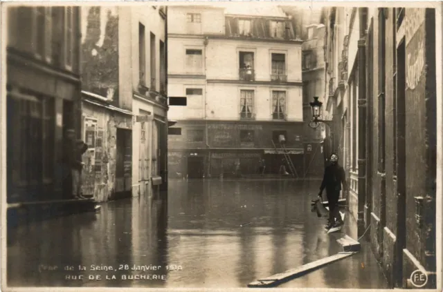 CPA PARIS Crue de la Seine 1910 Rue de la Buccherie (579793)