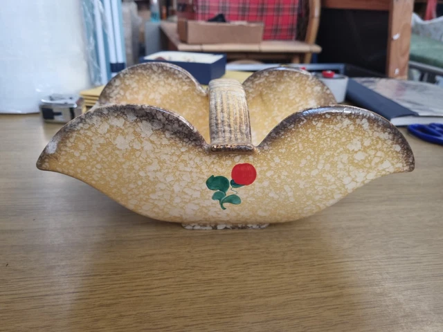 Portafrutta Vintage DITMAR -A-G HANDGEMALT decoro floreale
