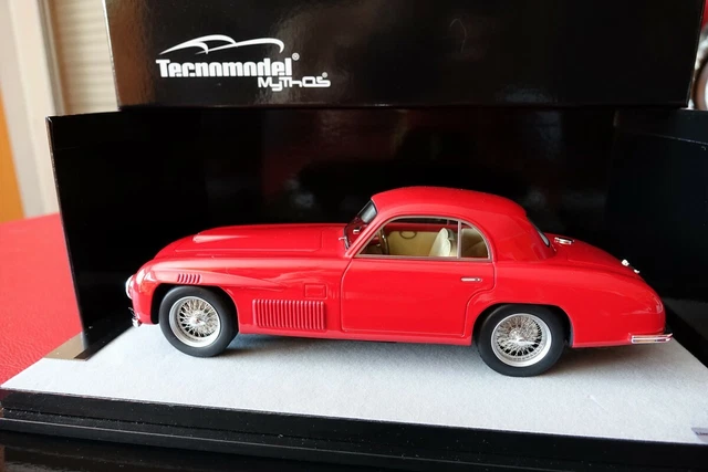Miniature Tecnomodel 1/18 - Ferrari 166S Coupe Allemano Mille Miglia 1949 #611 - Résine