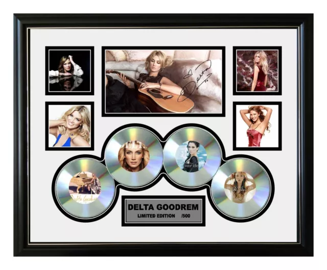 Delta Goodrem Signed Limited Edition Framed Memorabilia 3