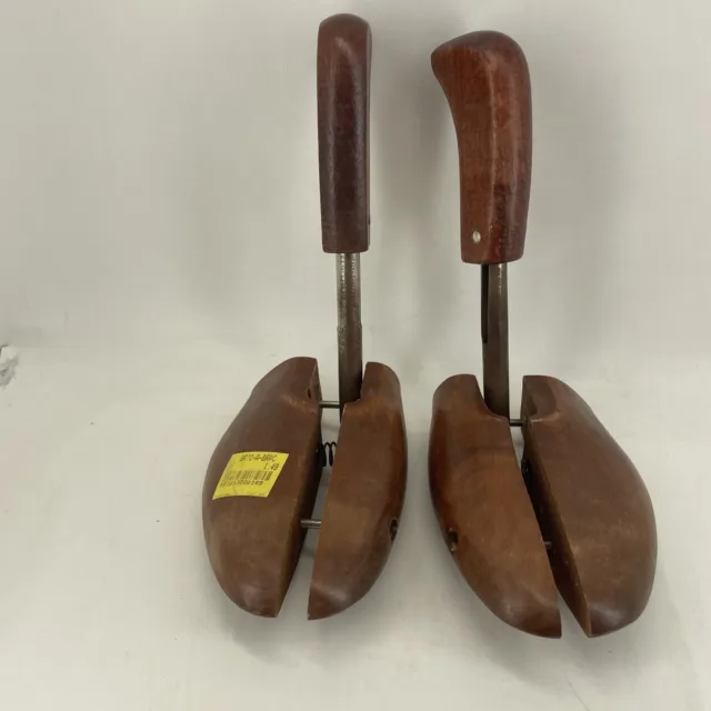 Vintage Shoe Keeper No 5 GENE Rochester Shoe Tree Co. Split Toe Pair