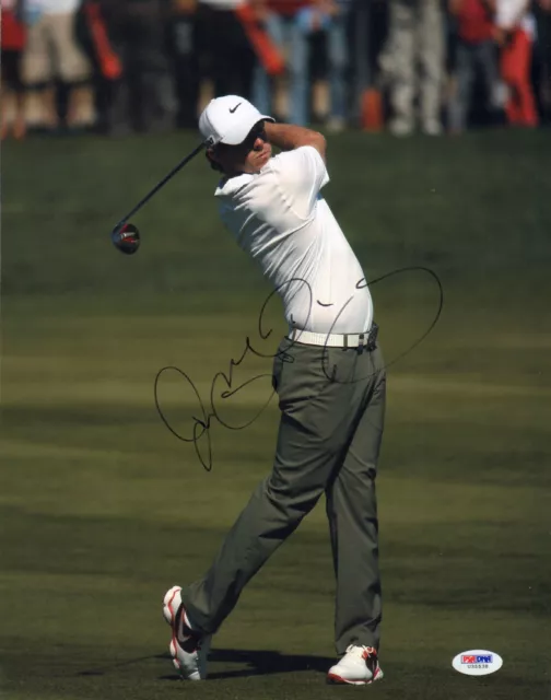 Rory Mcilroy Signed Auto'd 11X14 Photo Psa/Dna Coa U35538 British Us Pga Champ