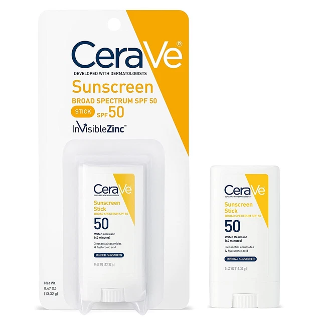 Mineral Sunscreen Stick for Kids & Adults | 100% Mineral Sunscreen, Zinc Oxide &