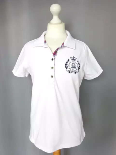 Polo Mujer " Mc Gregor New York" Corte Ajustada Algodón Talla M FR40 US8 UK12