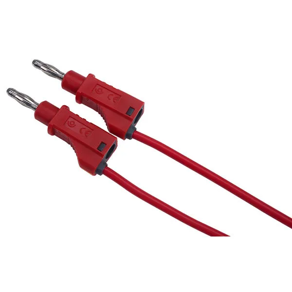 PJP 2110-25R 25cm 4mm Rouge Empilable Câble