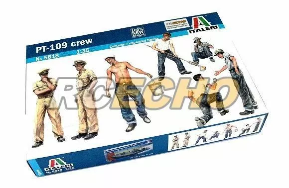 ITALERI Military Model 1/35 Figure PT-109 crew Scale Hobby 5618 T5618