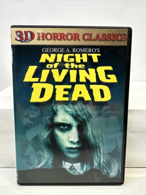 Night of the Living Dead DVD 1968 George Romero 3D Horror Zombie 2002 Slingshot