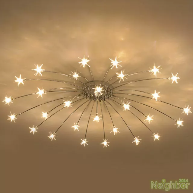 Modern Meteor Glass Dandelion LED Chandelier Pendant Lamp Ceiling Lighting Lamp