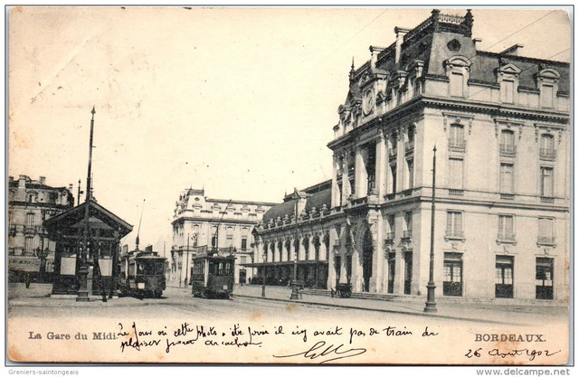 33 BORDEAUX - echappee sur la gare du midi.