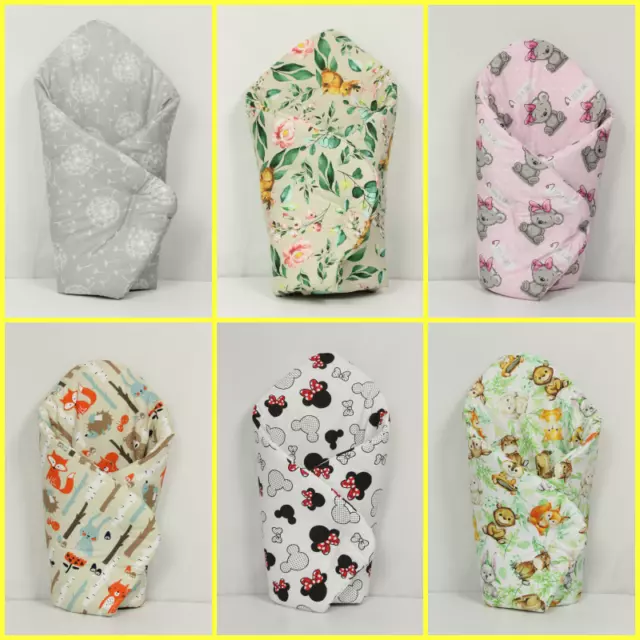 best price ! BABY SWADDLE WRAP SNUGGLE NEWBORN BLANKET PRAM QUILT SLEEPING BAG