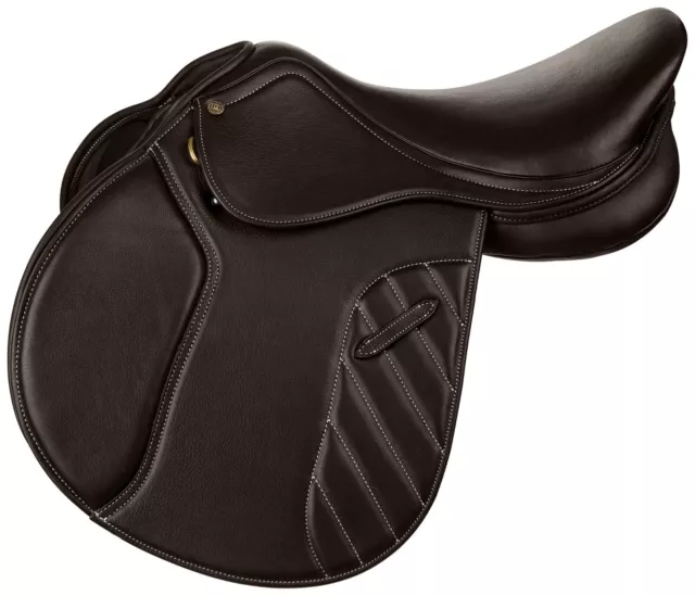 Henri de Rivel Synergy Plus Saddle- Flocked, Havana