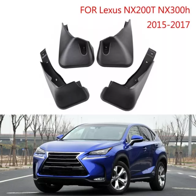 New OE Set Splash Guards Mud Flaps PU06078115P1 FOR 15-2017 Lexus NX200T NX300h