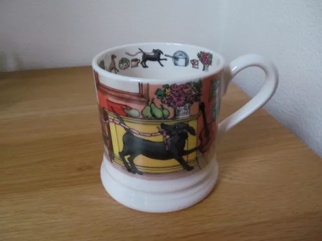 NEW  Emma Bridgewater 1/2 Pint Mug The Good Life A Dog's Dinner  1st Quality