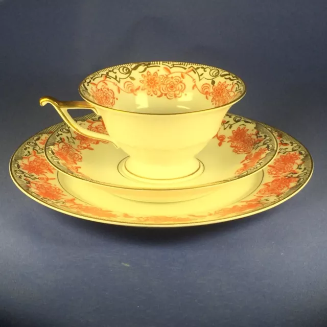 Hertel-Jacob Rehau Bavaria Porzellan Sammel Tasse Teller Art Deco Gedeck Antik