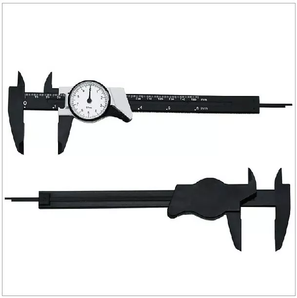 Dial Caliper 0-150mm 0.1 mm Plastic Vernier Caliper Metric Measuring Guage Tool