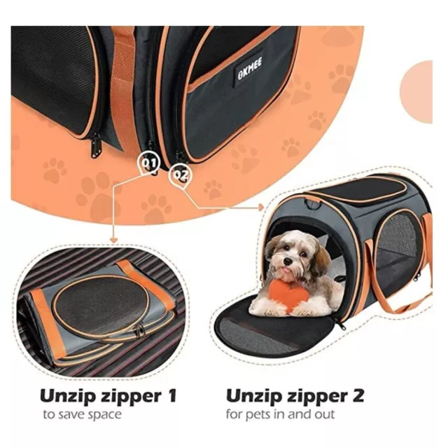 Sac de transport  avec Ventilation pour animaux de compagnie,   OKMEE 2