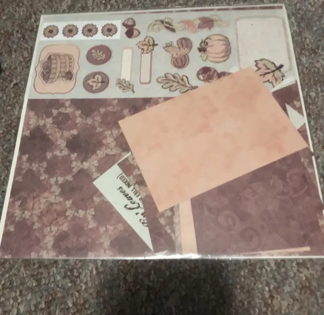 Creative Memories Paper Pack “Pastel Autumn” Additions