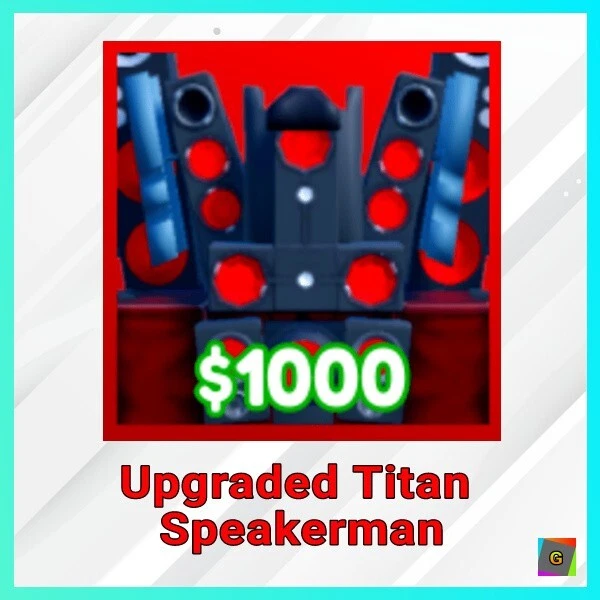 Hyper Upgraded Titan Speakerman + 1K💎 – Toilet Tower Defense – ROBLOX – Fast & Cheap Delivery