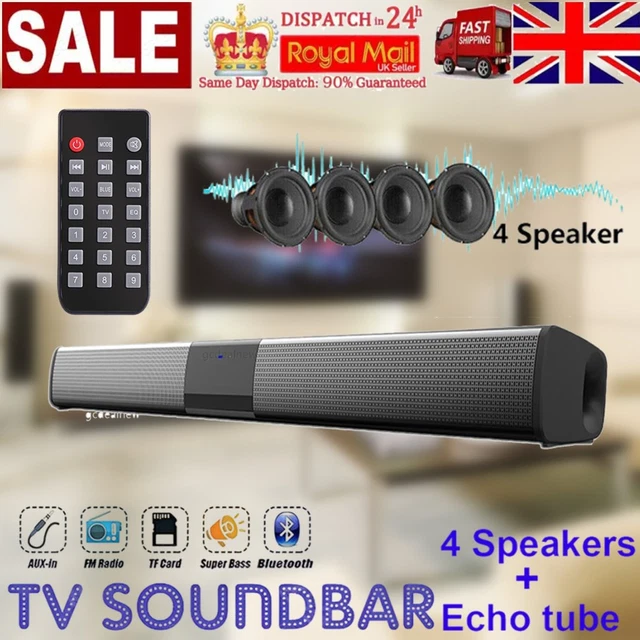 TV HOME THEATER LED Soundbar Wired Speaker System Subwoofer Sound Bar ...