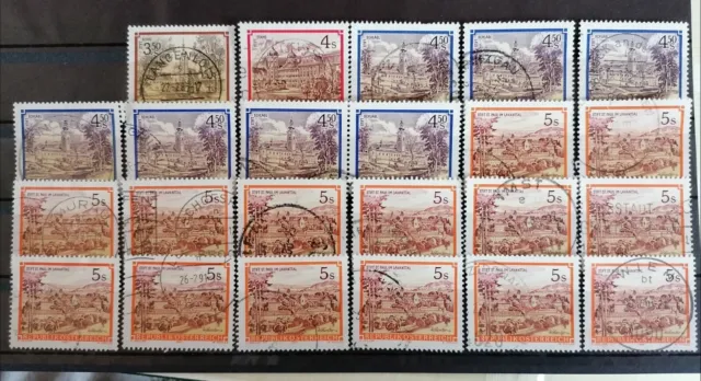 Lot Briefmarken Österreich, gestempelt