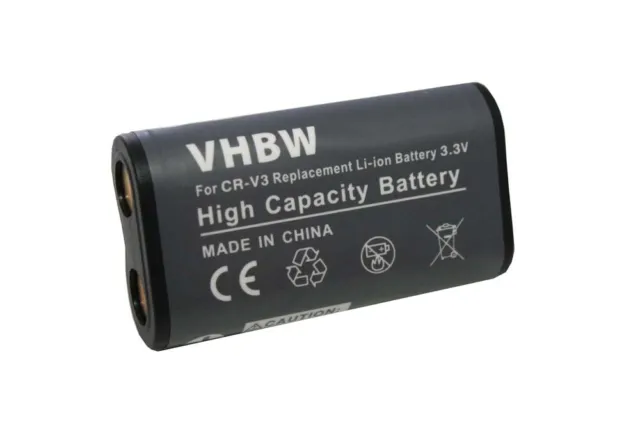 Batterie remplace ersetzt folgenden Original Akkus: RV3 RCR-V3 LB-01 1000mAh